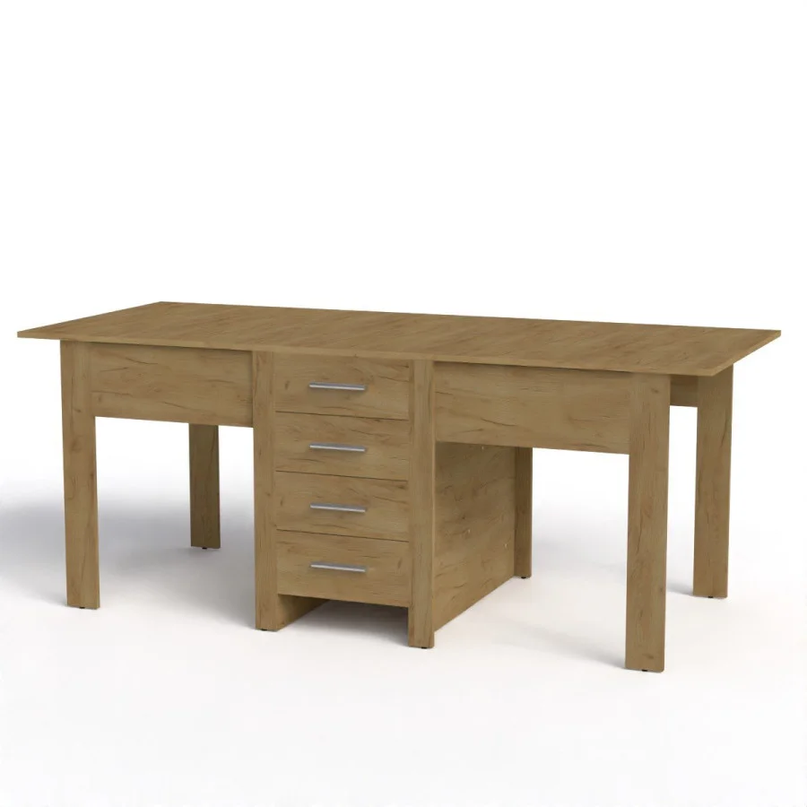 Pedestal table 3 Companit, oak craft golden order